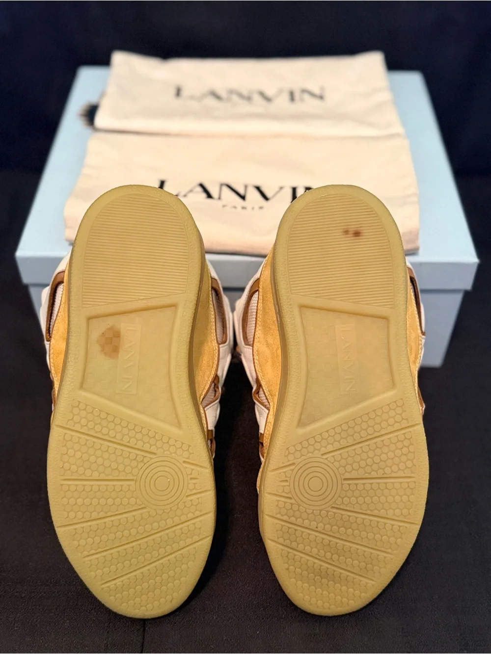 LANVIN Curb Sneakers “Beige”